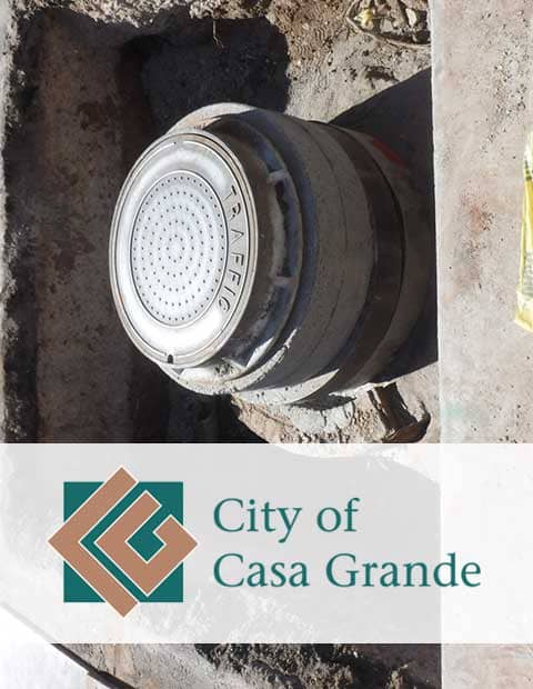 Casa Grand manhole construction install case study